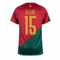 Camisa de Futebol Portugal Rafael Leao #15 Equipamento Principal Mundo 2022 Manga Curta